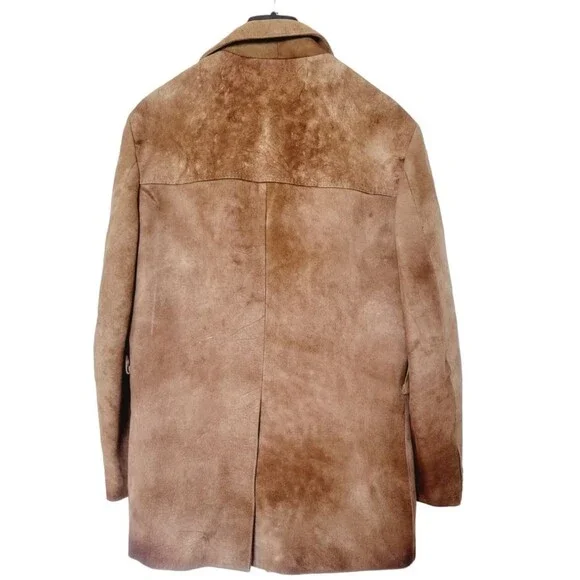 70s Vintage Suede Coat - Picture 2 of 16